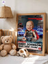Custom Baby News Superhero Poster – Personalized Wall Art
